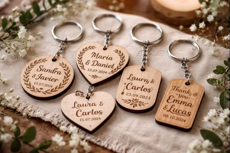 Llaveros de Madera Personalizados