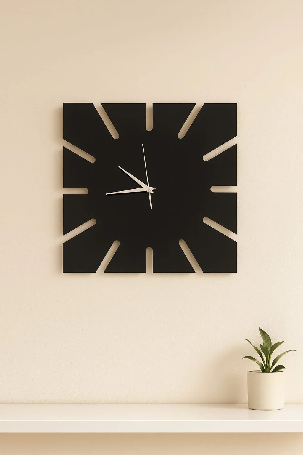 Reloj de Pared en Metacrilato Negro