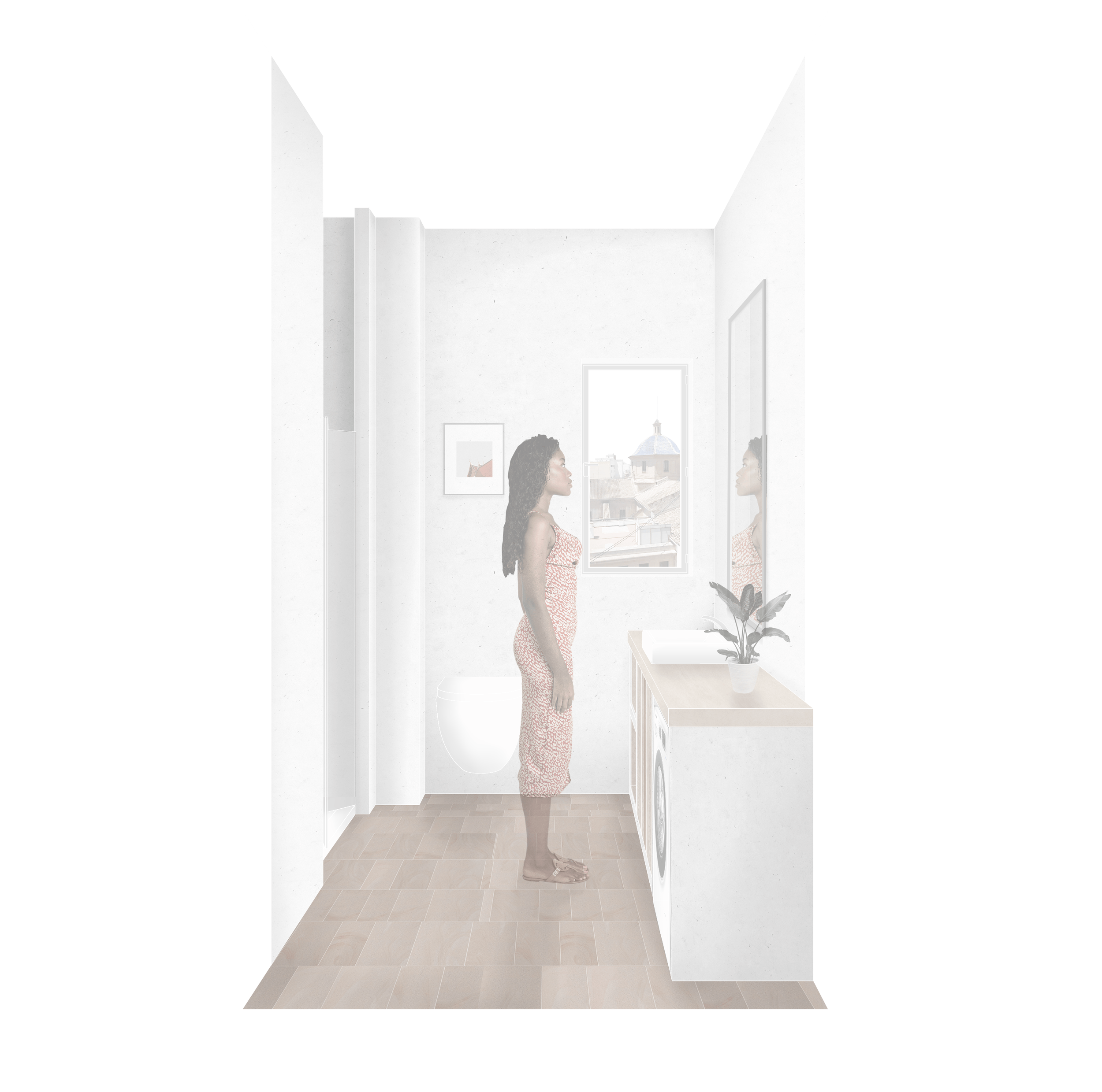 Collage of Bathroom's Proposal