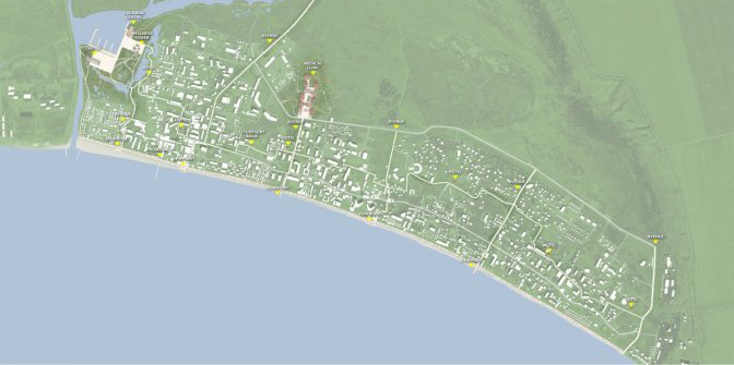 Collaboration in the development of future urban development proposals for Koblevo, Ukaine, for the 3d-based participation tool 'Urban Menus' as a junior urbanist. © BUSarchitektur & BOA, 2021