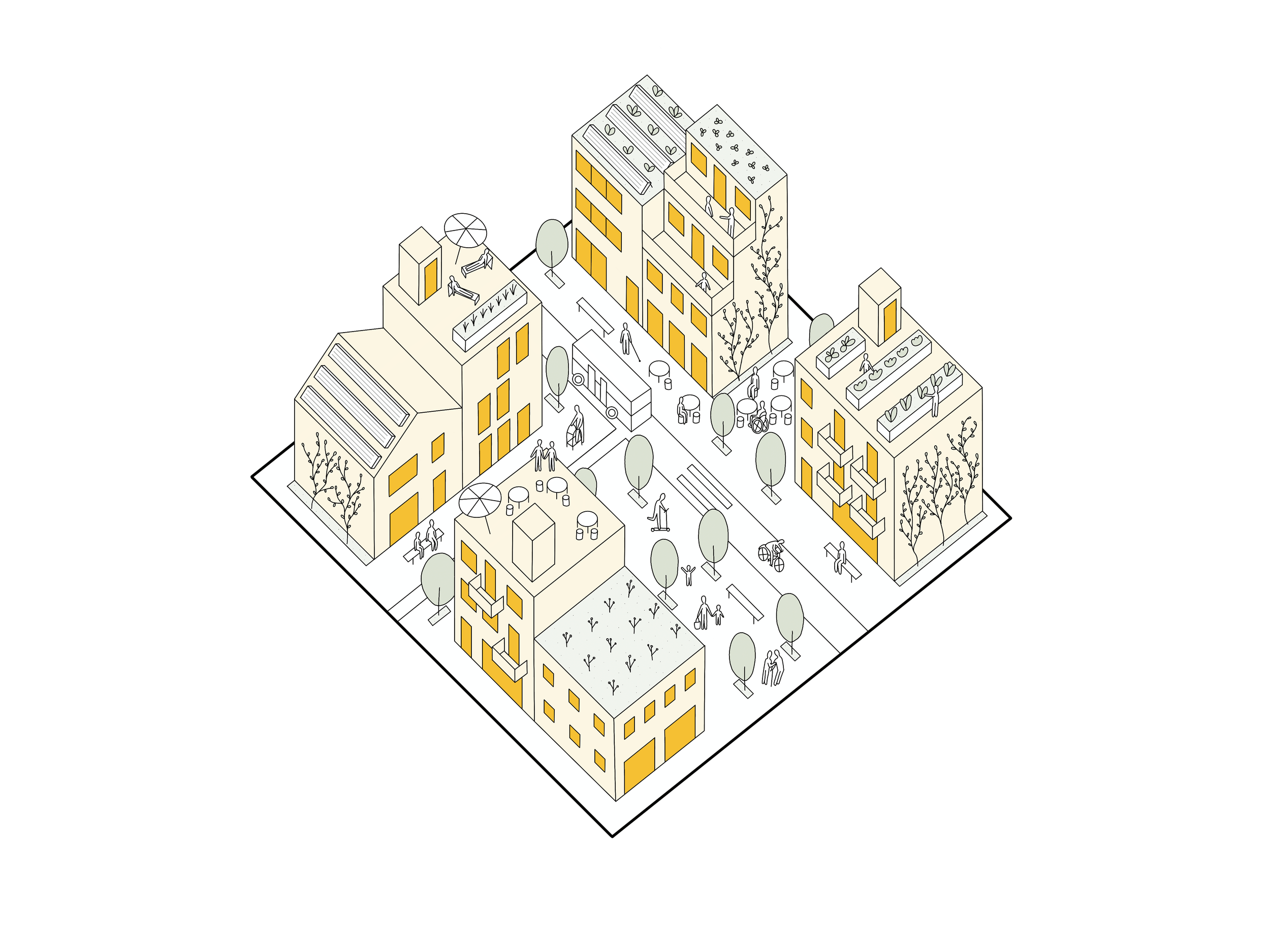 Diverse housing typologies