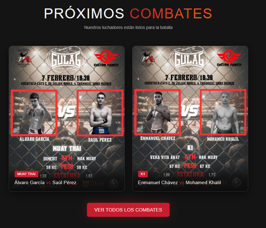 Prochains évenements
