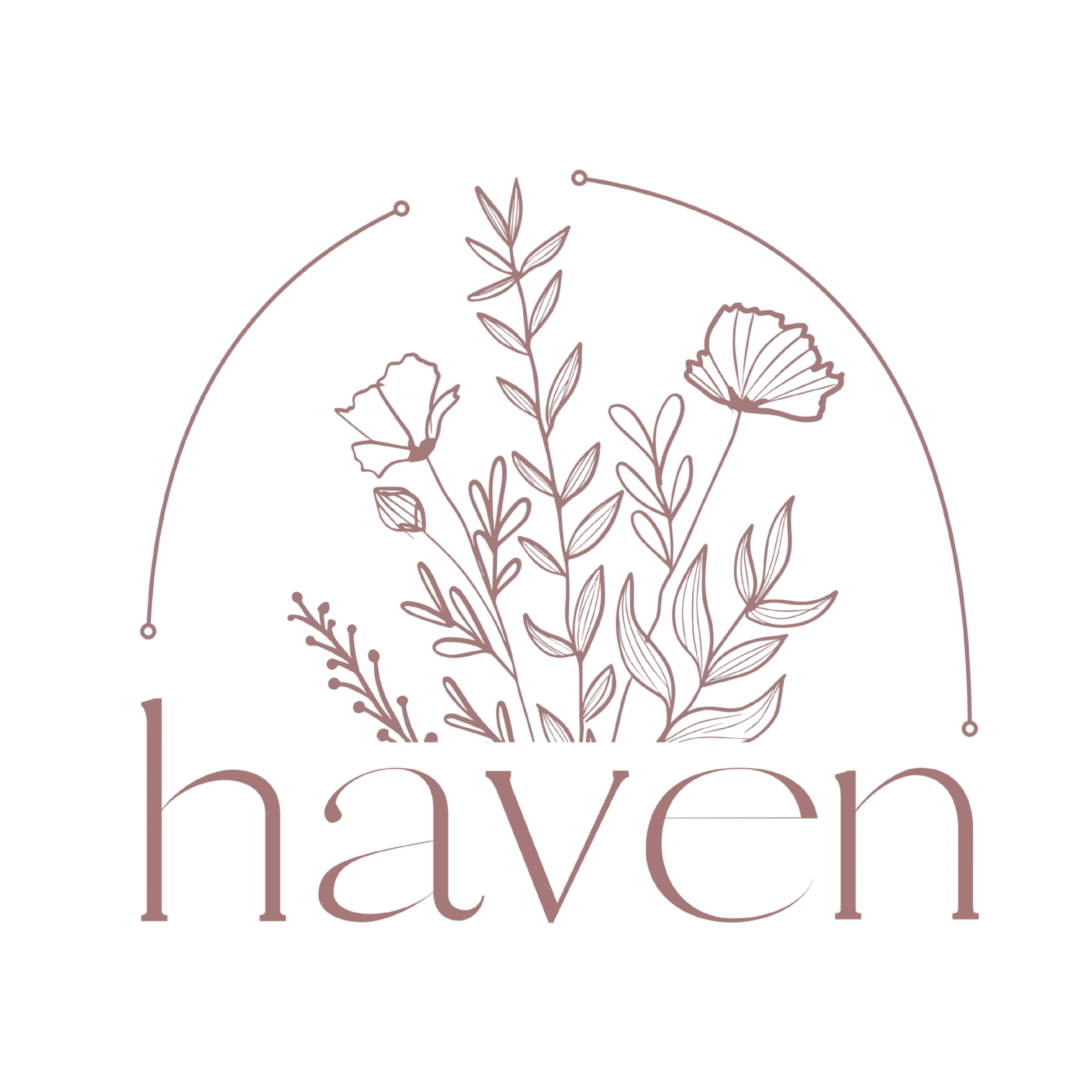 Haven by Causemetology brand logo.  New salon, spa, and wellness studio in Lebanon, NJ