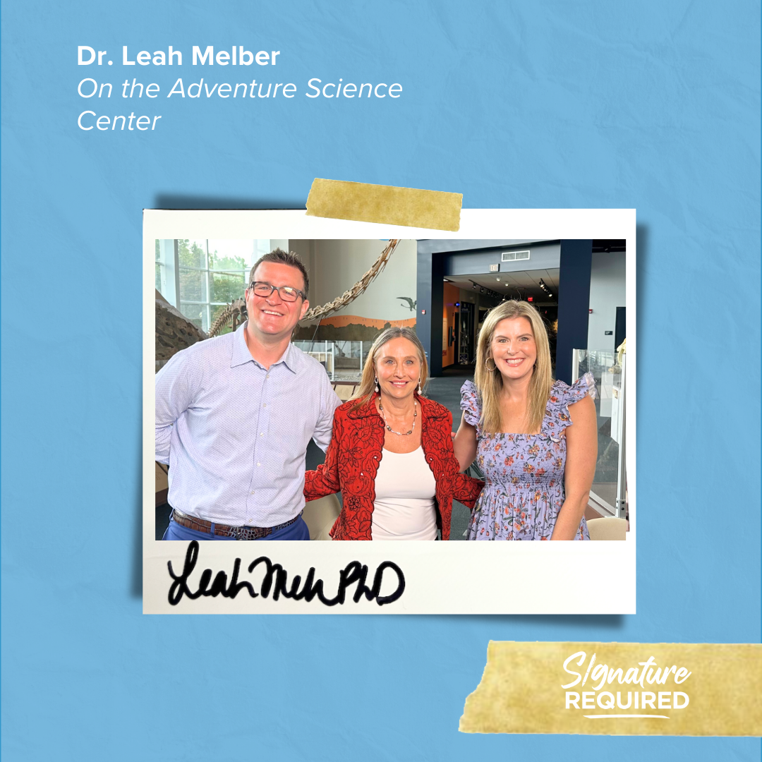 Dr. Leah Melber on the Adventure Science Center