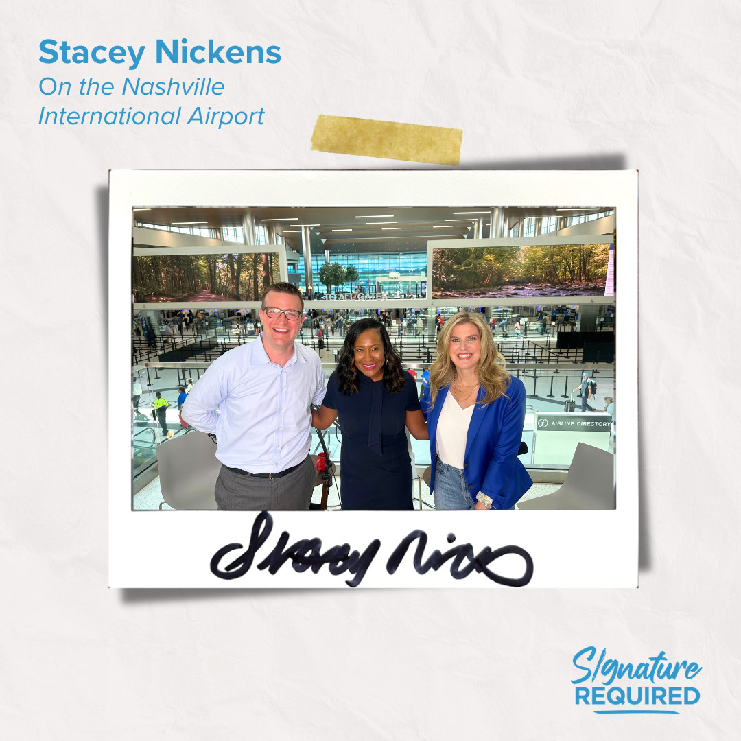 Stacey Nickens on the Nashville International Airport