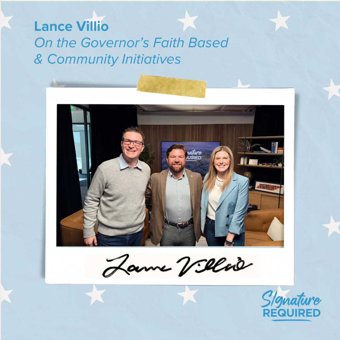 Lance Villio on the Governor’s Faith-Based and Community Initiatives 