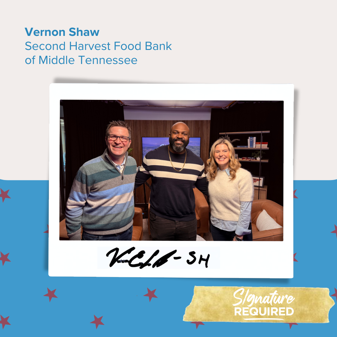 Vernon Shaw on the Second Harvest Food Bank of Middle Tennessee