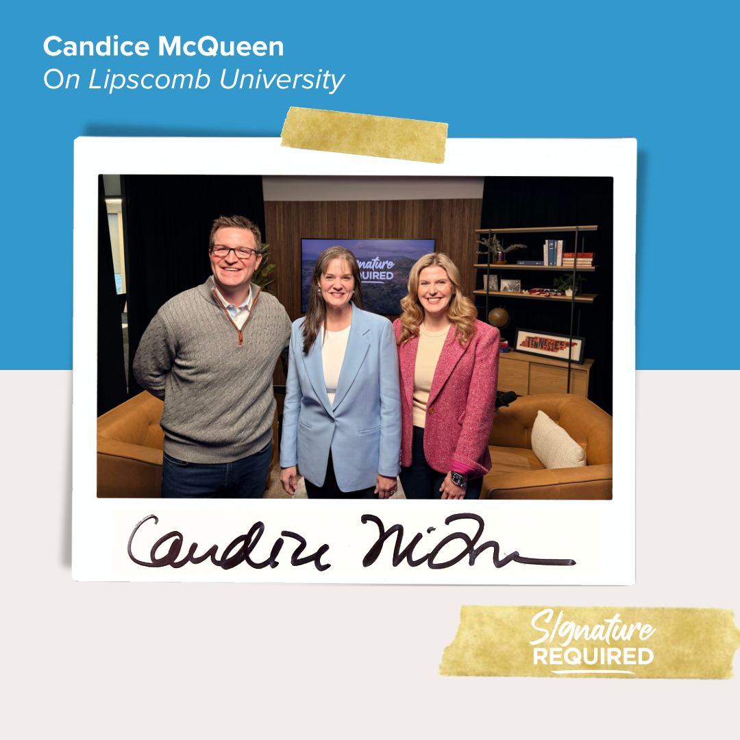 Dr. Candice McQueen on Lipscomb University