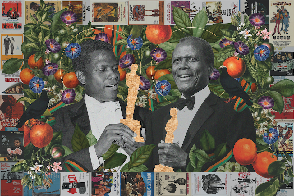 Morning Glory
2022
Digital Collage, gold leaf