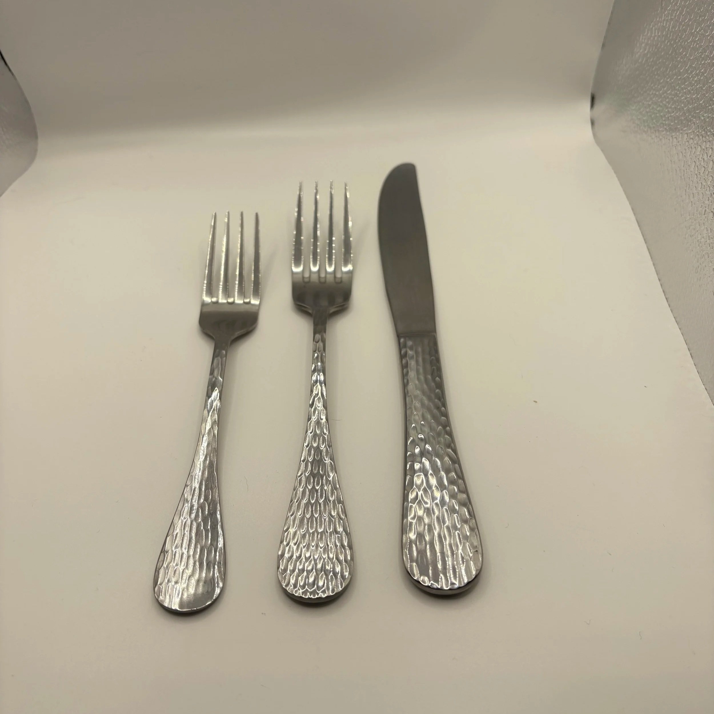 Hammered Silver Flatware