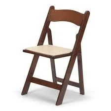 Wood Padded Folding Chair