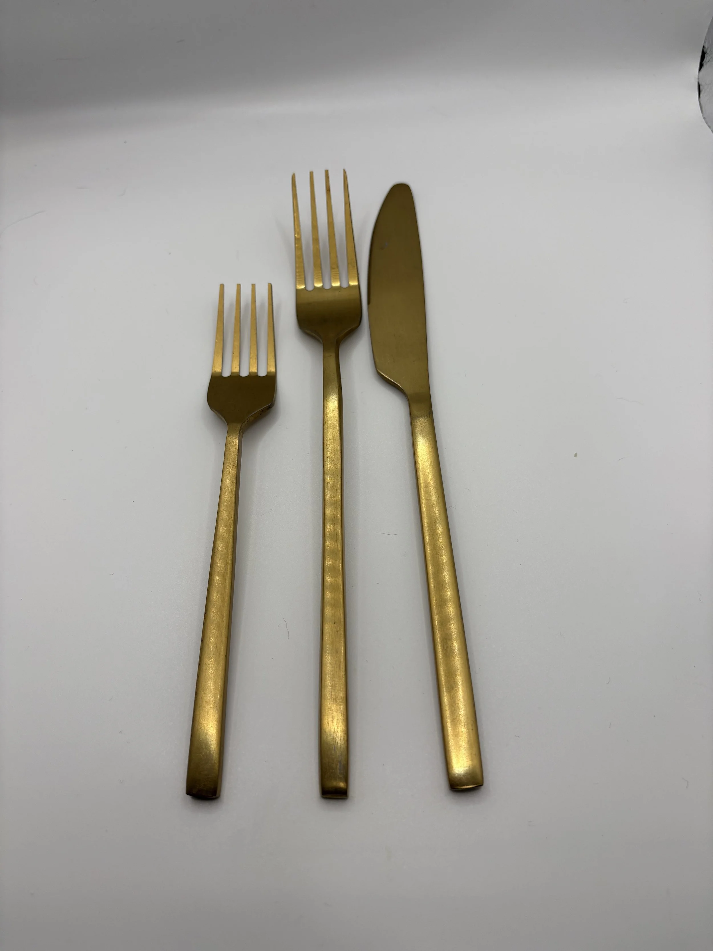 Matte Gold Flatware