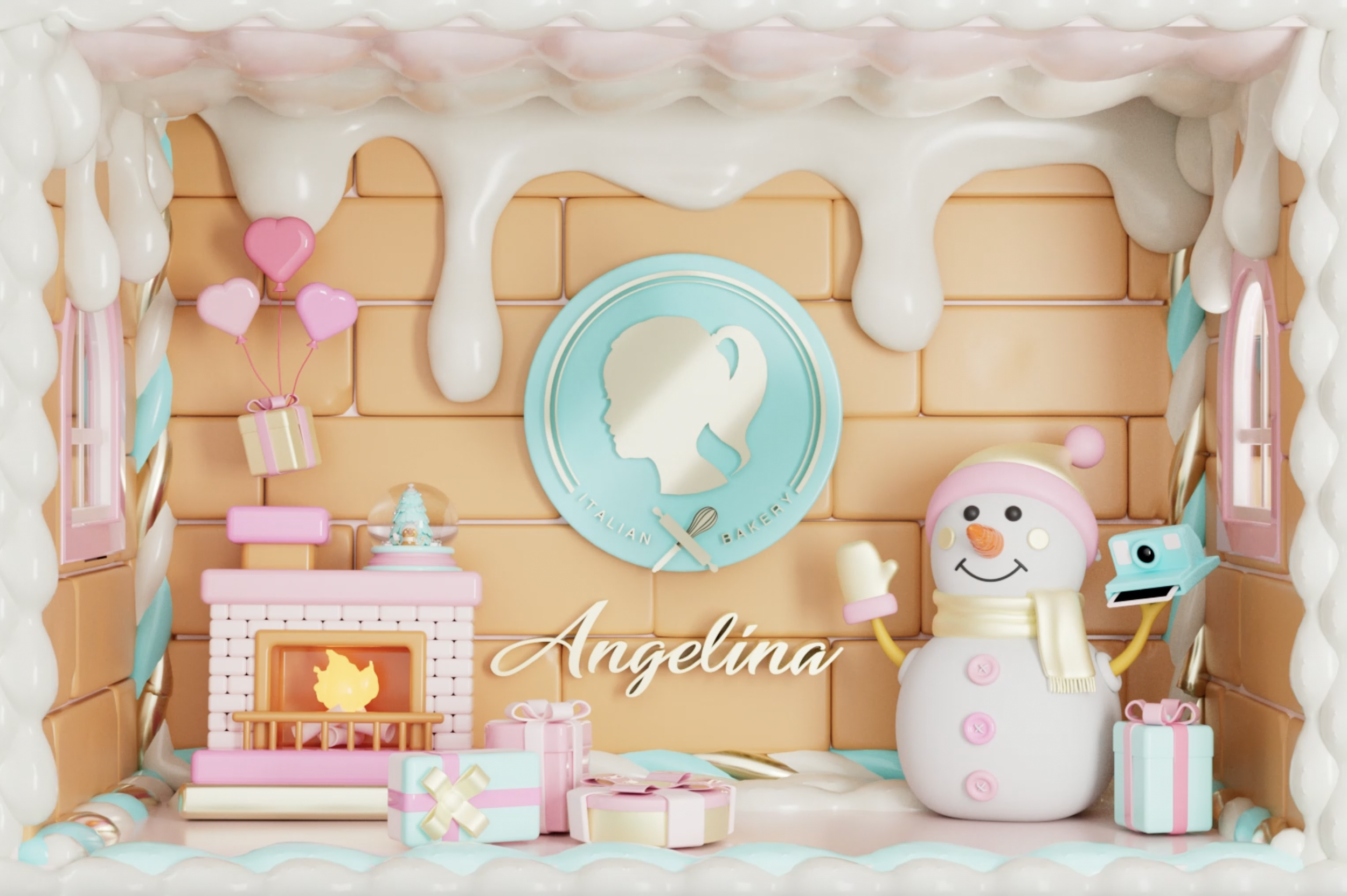 Times Square Billboard | Angelina Bakery | 2025