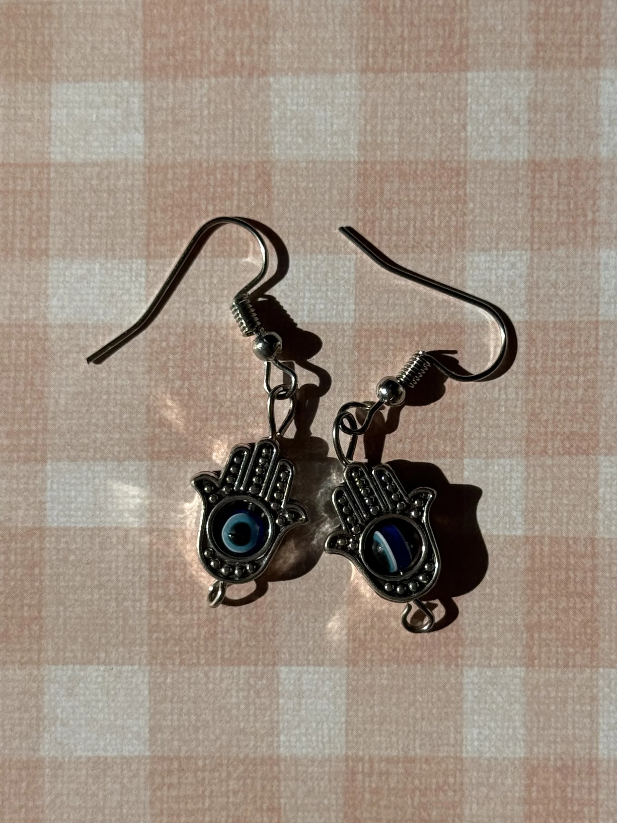 Hamsa Evil Eye Earrings