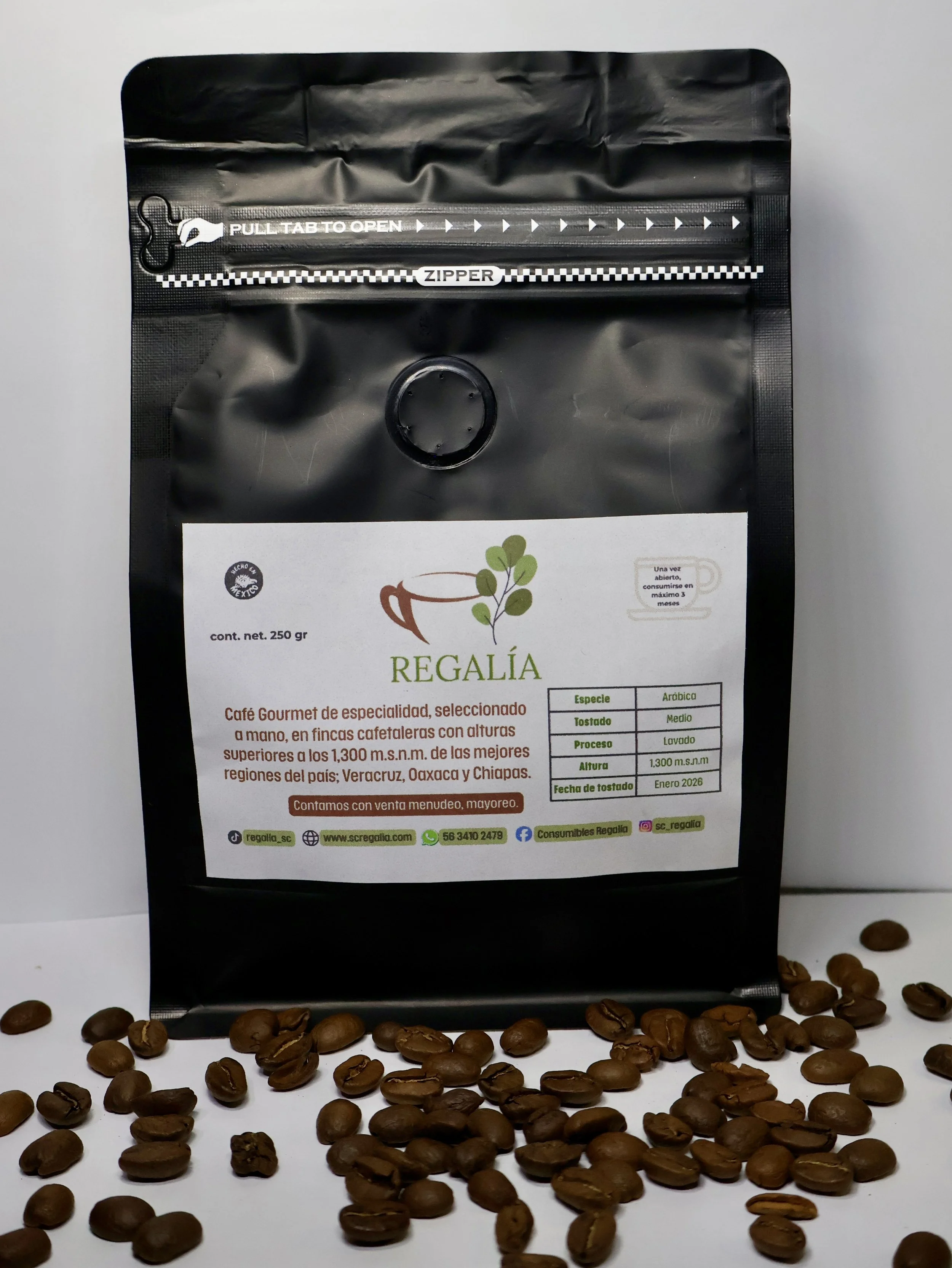 CAFÉ ALTA ESPECIALIDAD, COATEPEC VERACRUZ