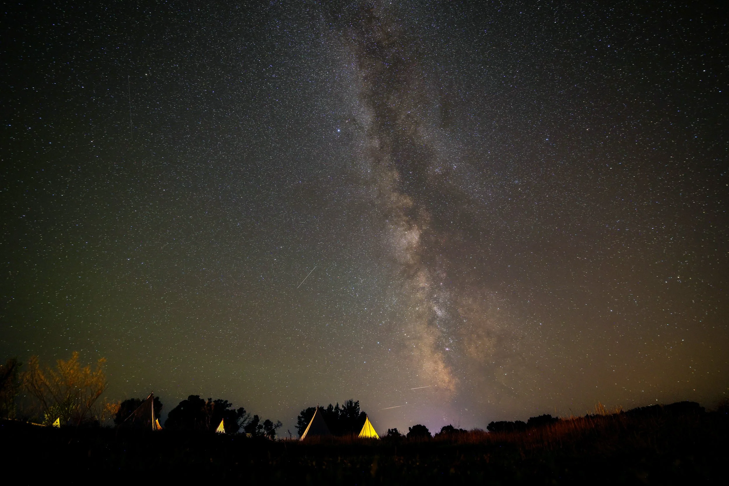 Night Sky and Casey's RV Park and Campground