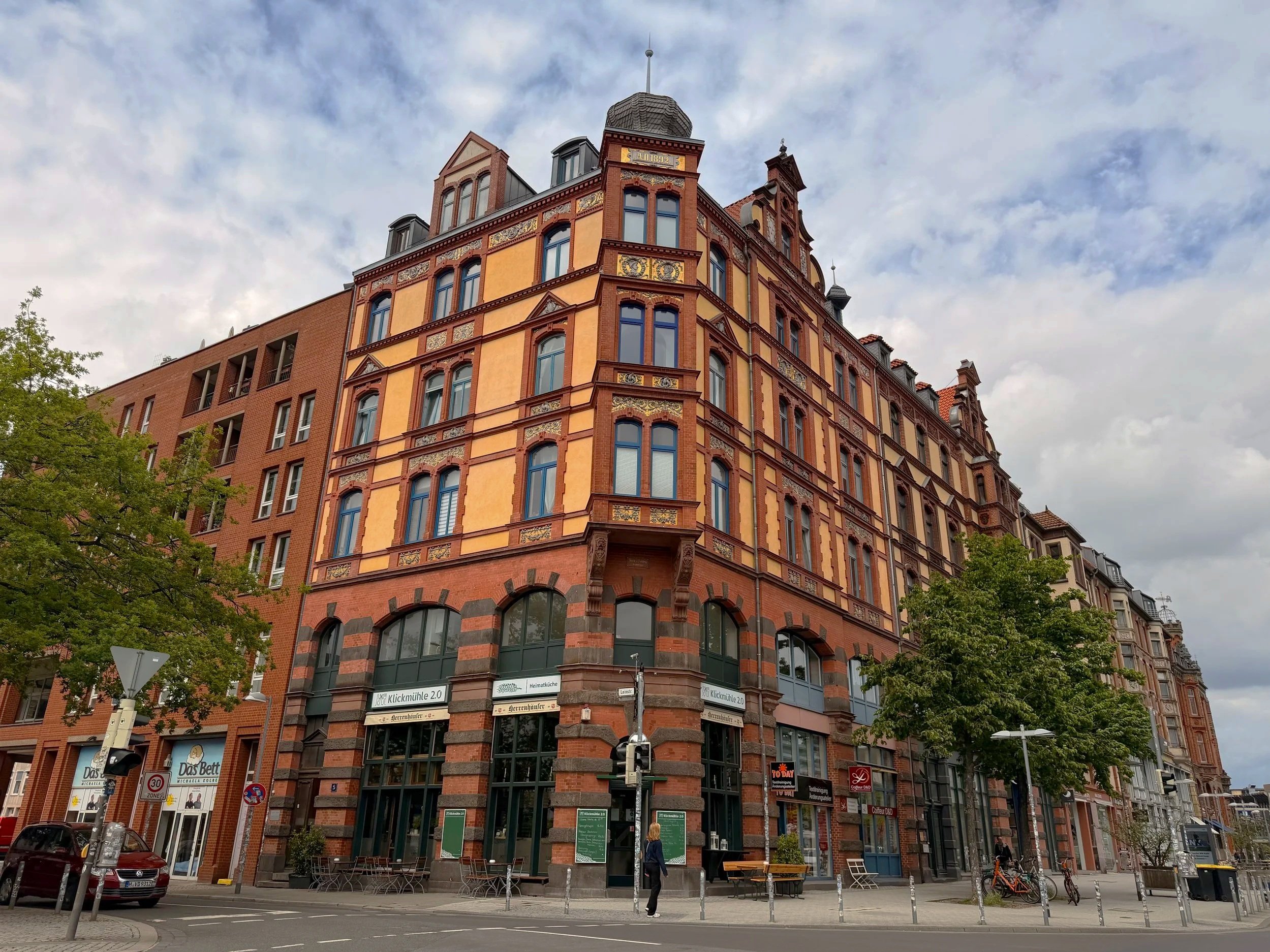 Heutiges Gebäude der Klickmühle 2.0 in Hannover Altstadt.