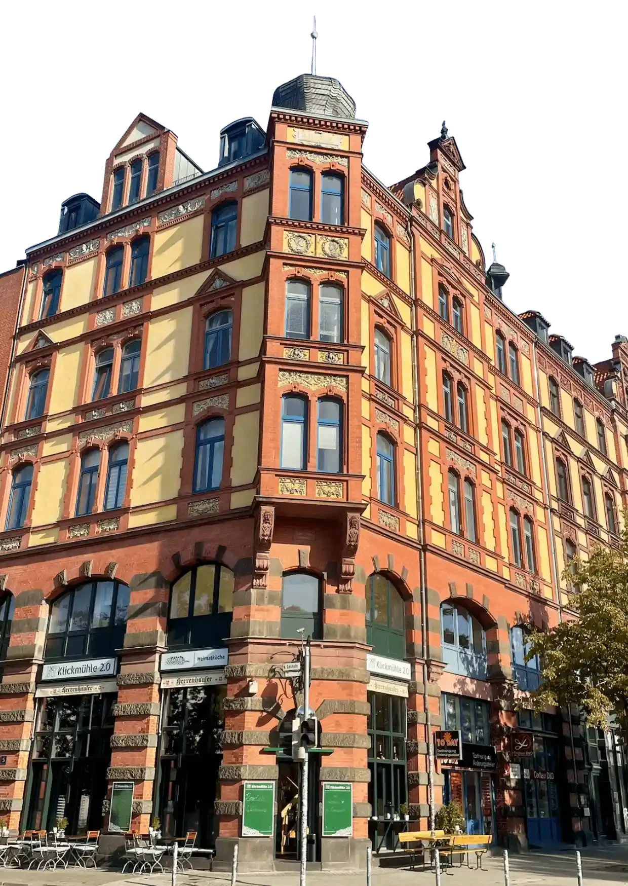 Das heutige Gebäude der Klickmühle 2.0 in Hannover.