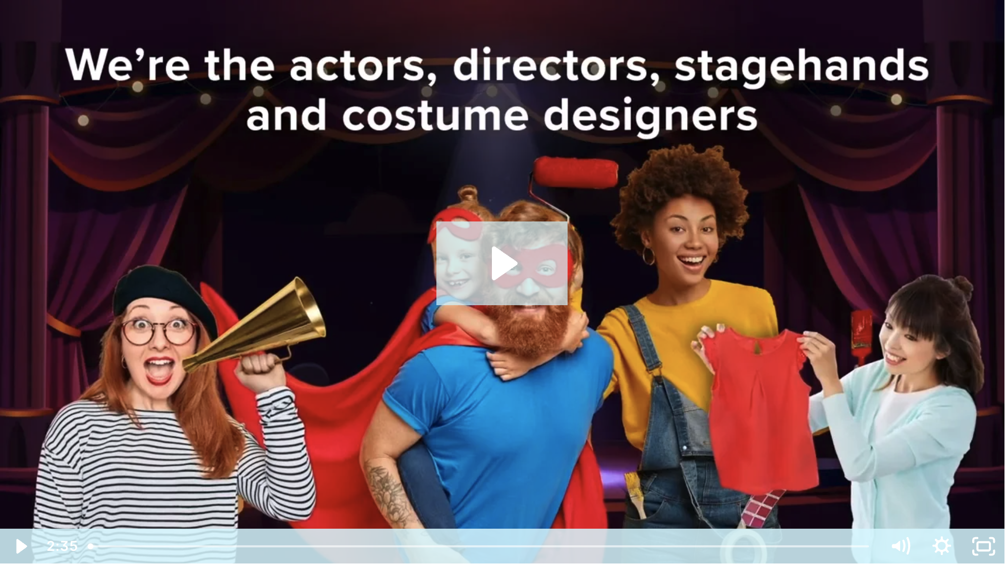 What the Theater Can Teach Us About Parenting. (Video)