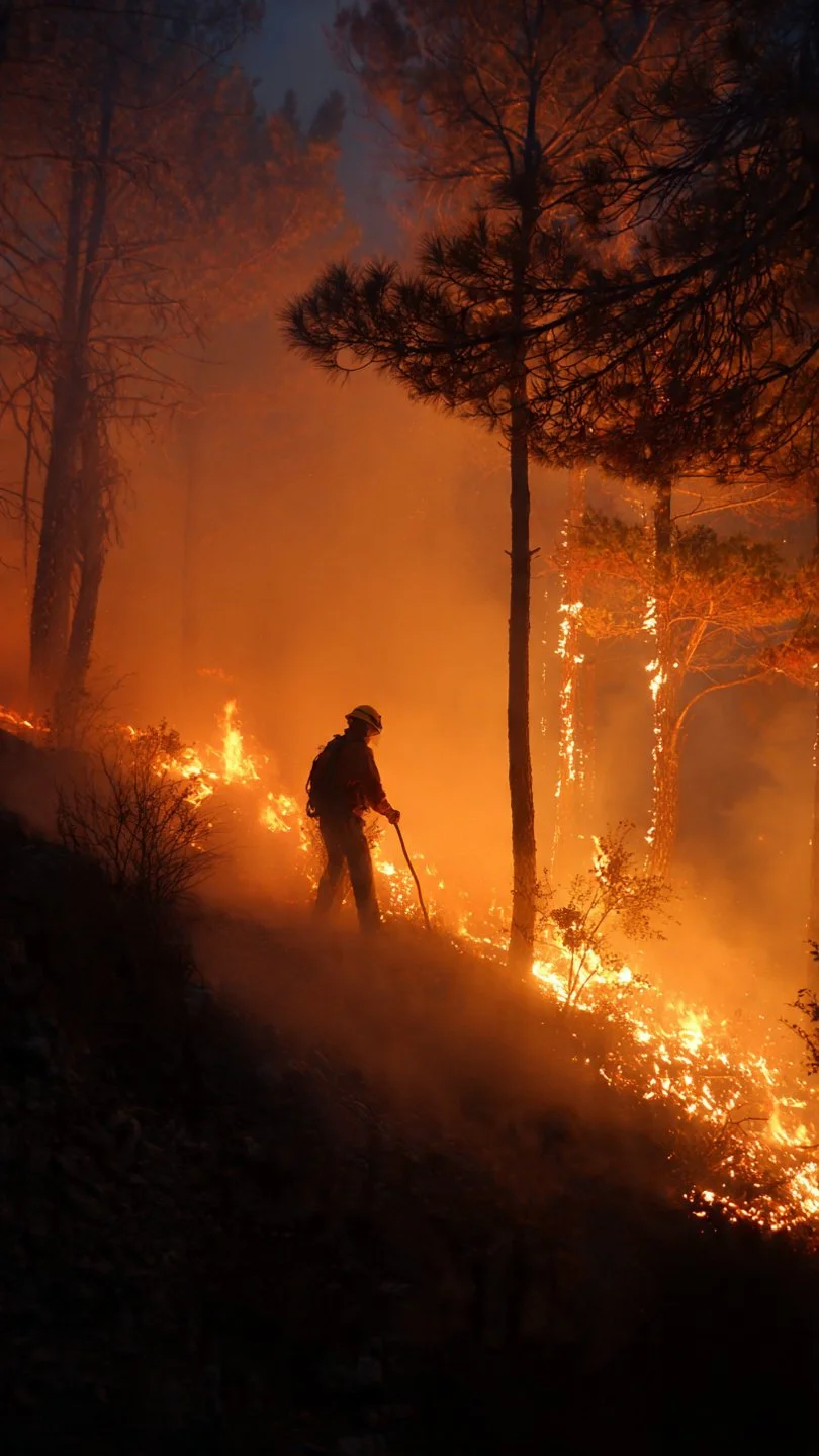 Contribute to the suppression of wildfires at basic fire-fighting level 