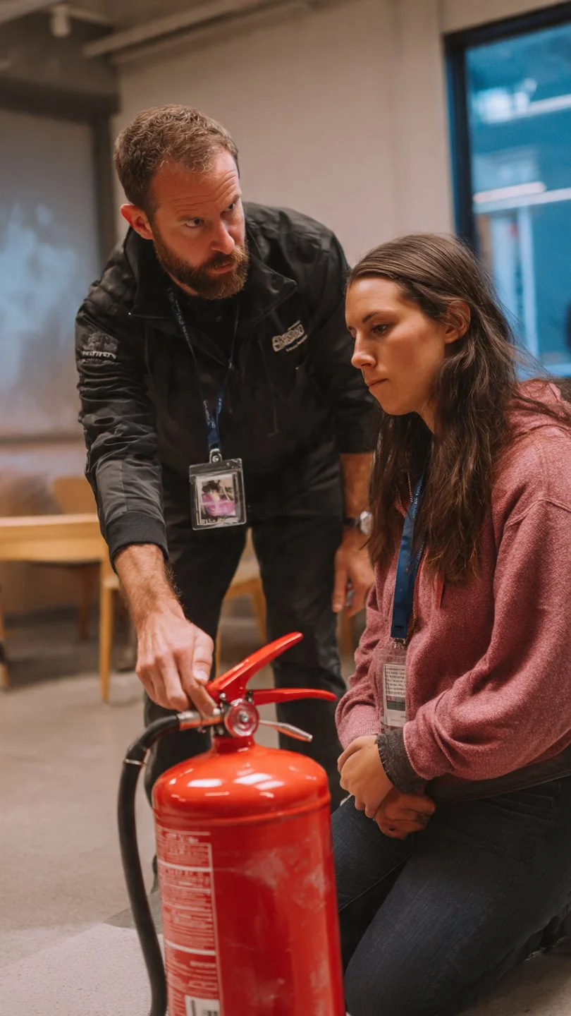 Apply fire fighting techniques 