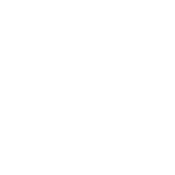 A black and white badge with a checkmark inside a circle, surrounded by a spiked border.