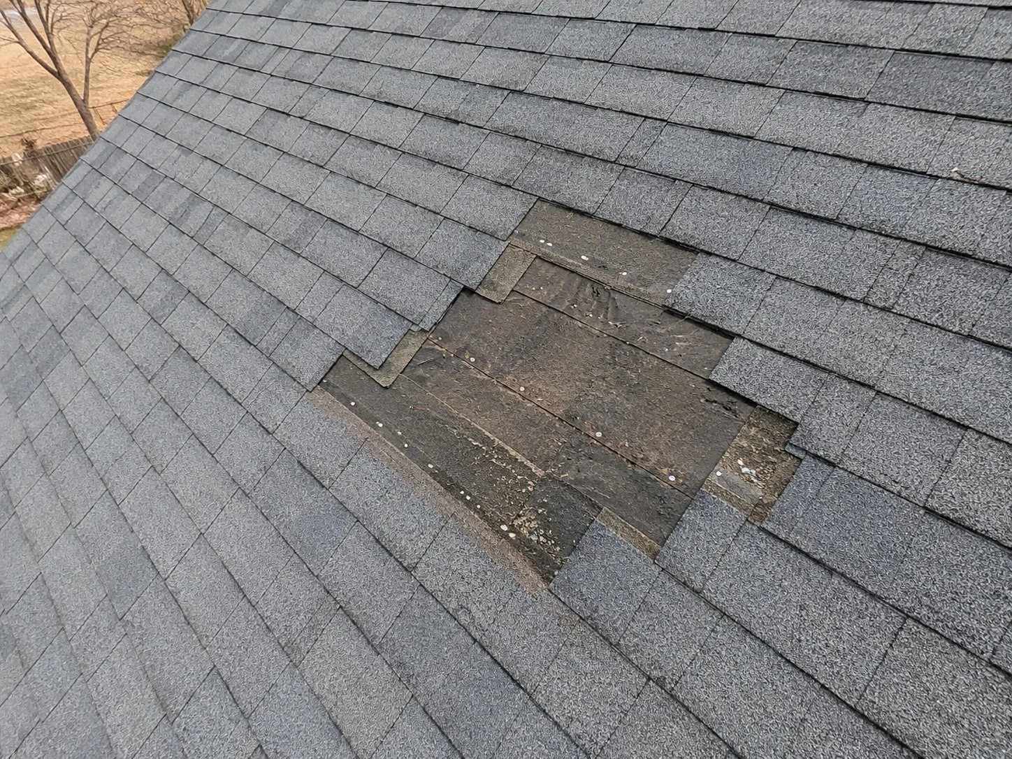 Do you have wind damage or missing shingles from the recent weather?

We&rsquo;re out and about doing roof patches and repairs. If you&rsquo;re needing something looked at, give us a call and we&rsquo;ll see if we&rsquo;re able to get you taken care 