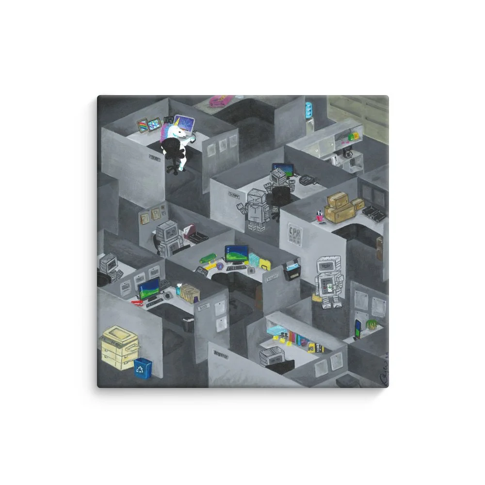 Widget Co 8"x8" Canvas Print