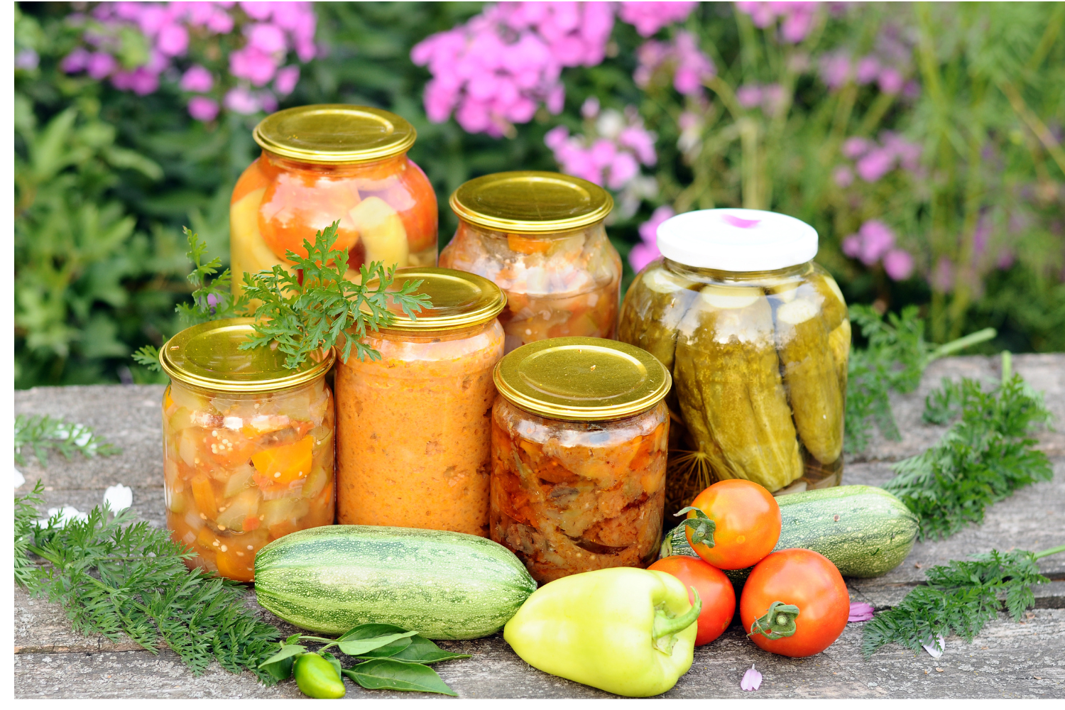 Canning food
