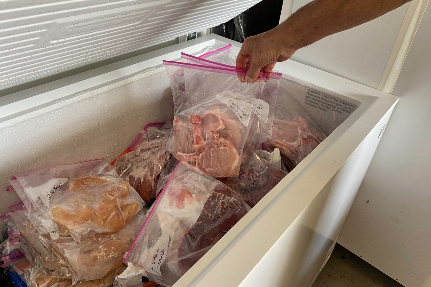 Save Money Buying Meat in Bulk, Separating and Freezing
