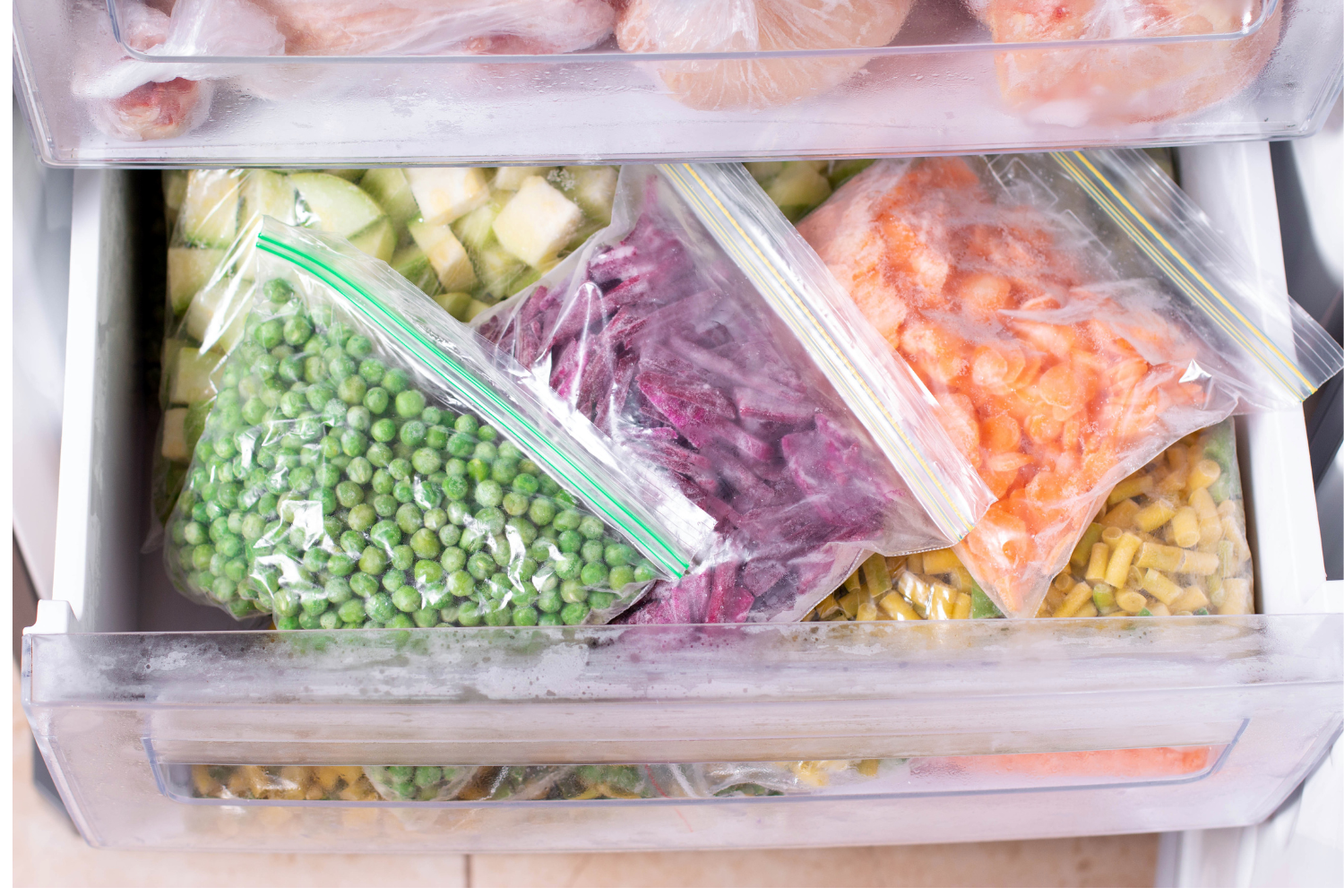 Save Money by Freezing Produce in Freezer Bags