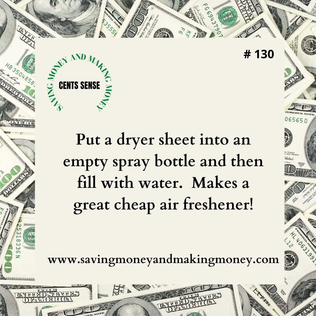 Cents Sense Low Cost Air Freshener