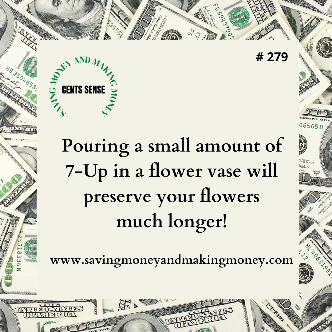 Cents Sense Help your cut flowers last longer