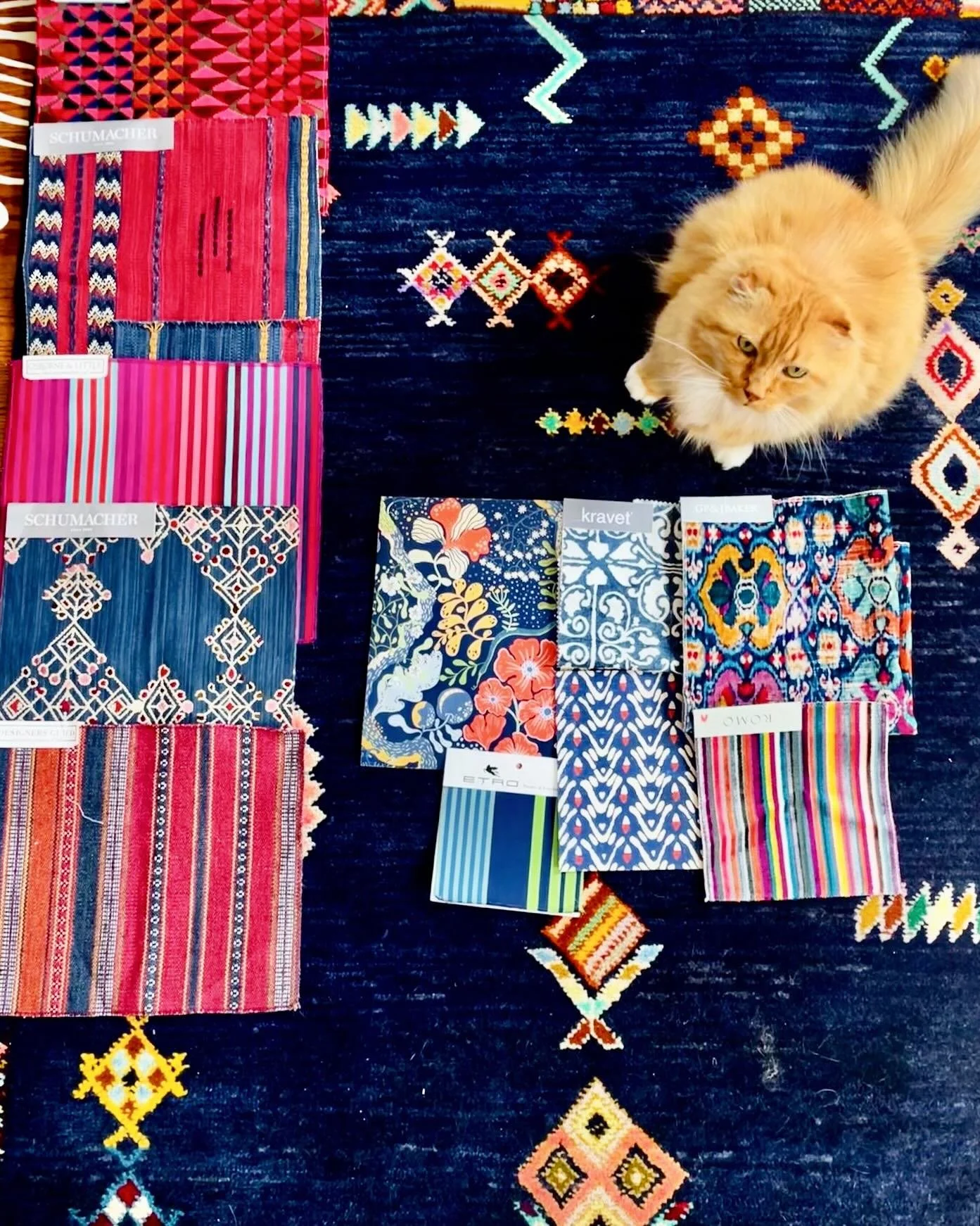 Monday Mood Board - inspired by my Moroccan rug. 

Like every tourist to Morocco, I couldn&rsquo;t help myself, so a couple of years ago I came home with this beauty from Fez. The deep colors in this rug have inspired me so many times and it is a joy