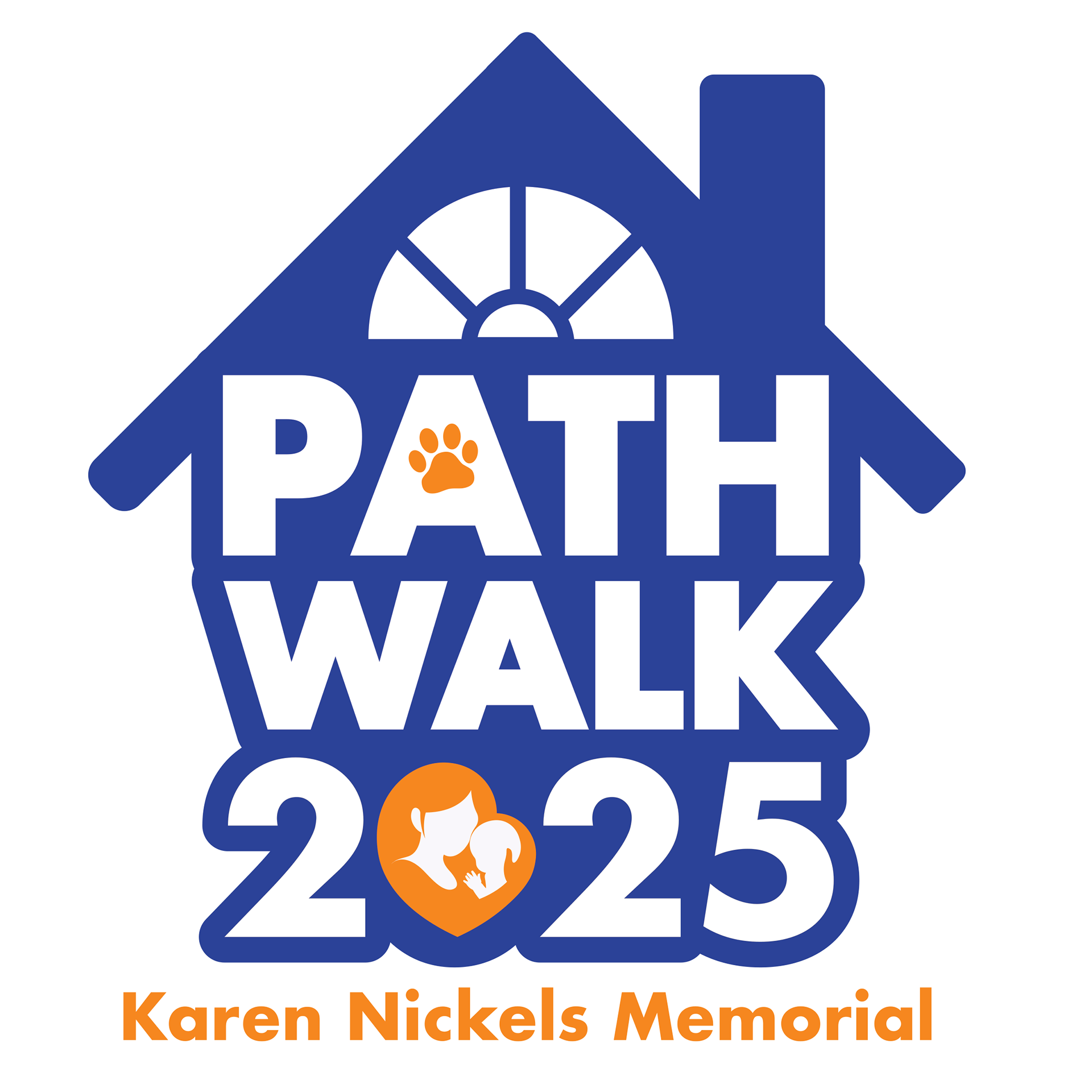 T-shirt design for Path Walk event in East Stroudsburg, PA