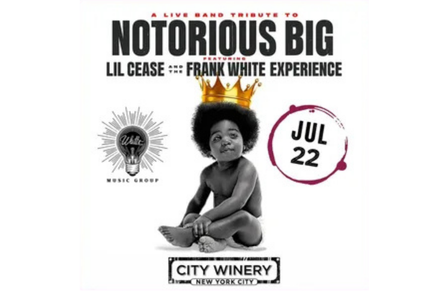 City Winery NYC Presents Lil Cease &amp; The Frank White Experience Live