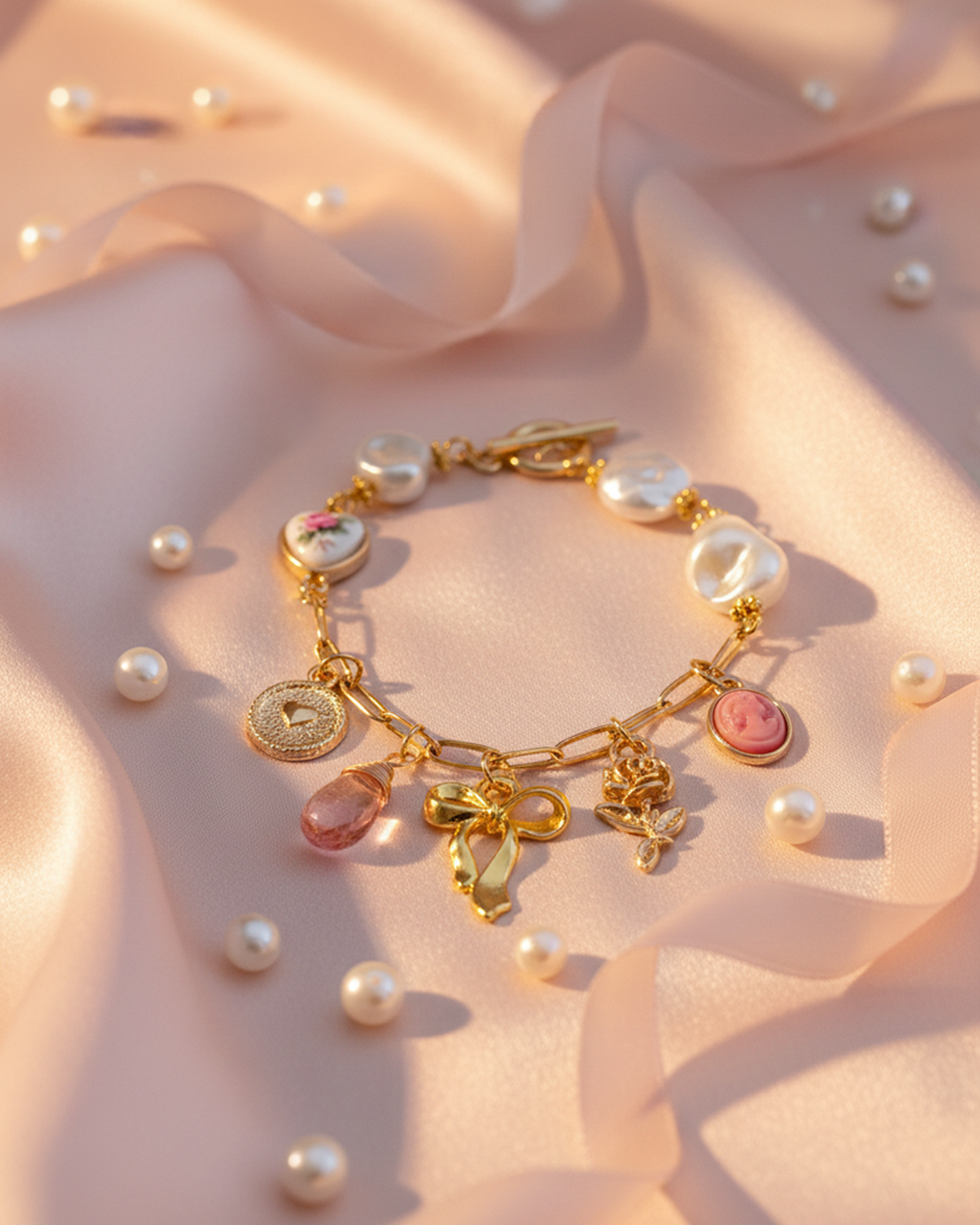 A Ribbon Left Untied Bracelet