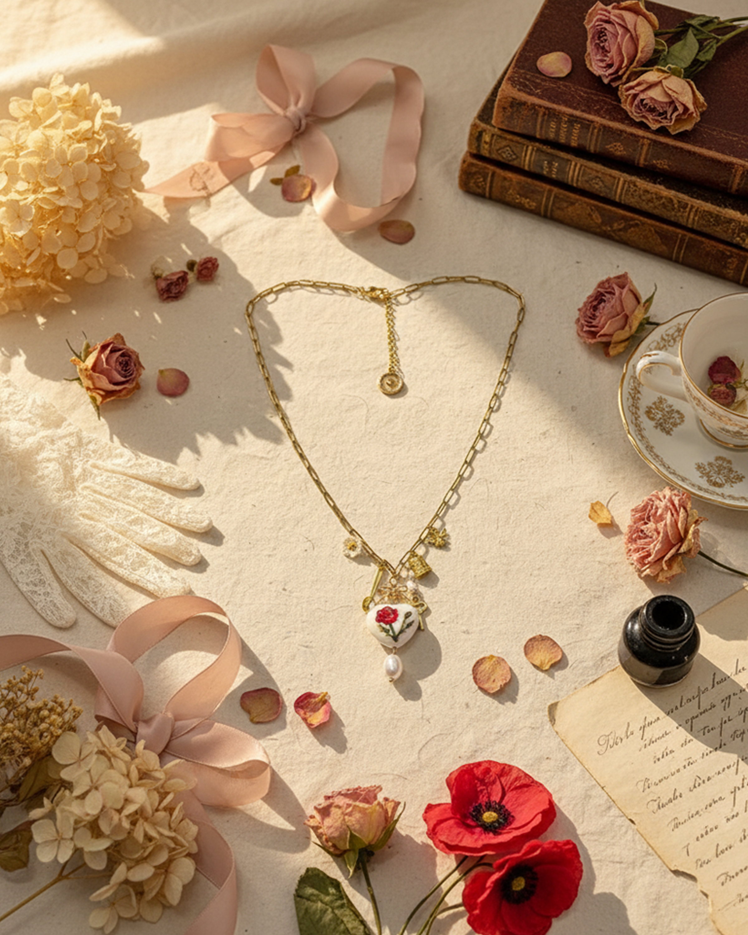 A Rose for the Garden Necklace