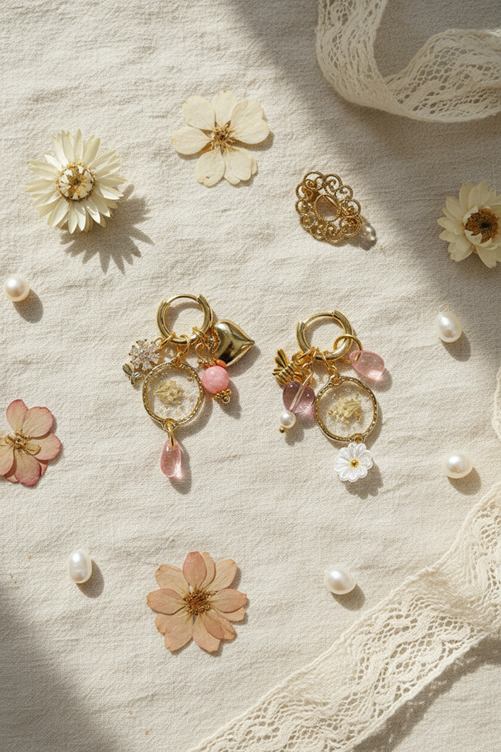 Soft Bloom Garden Earrings