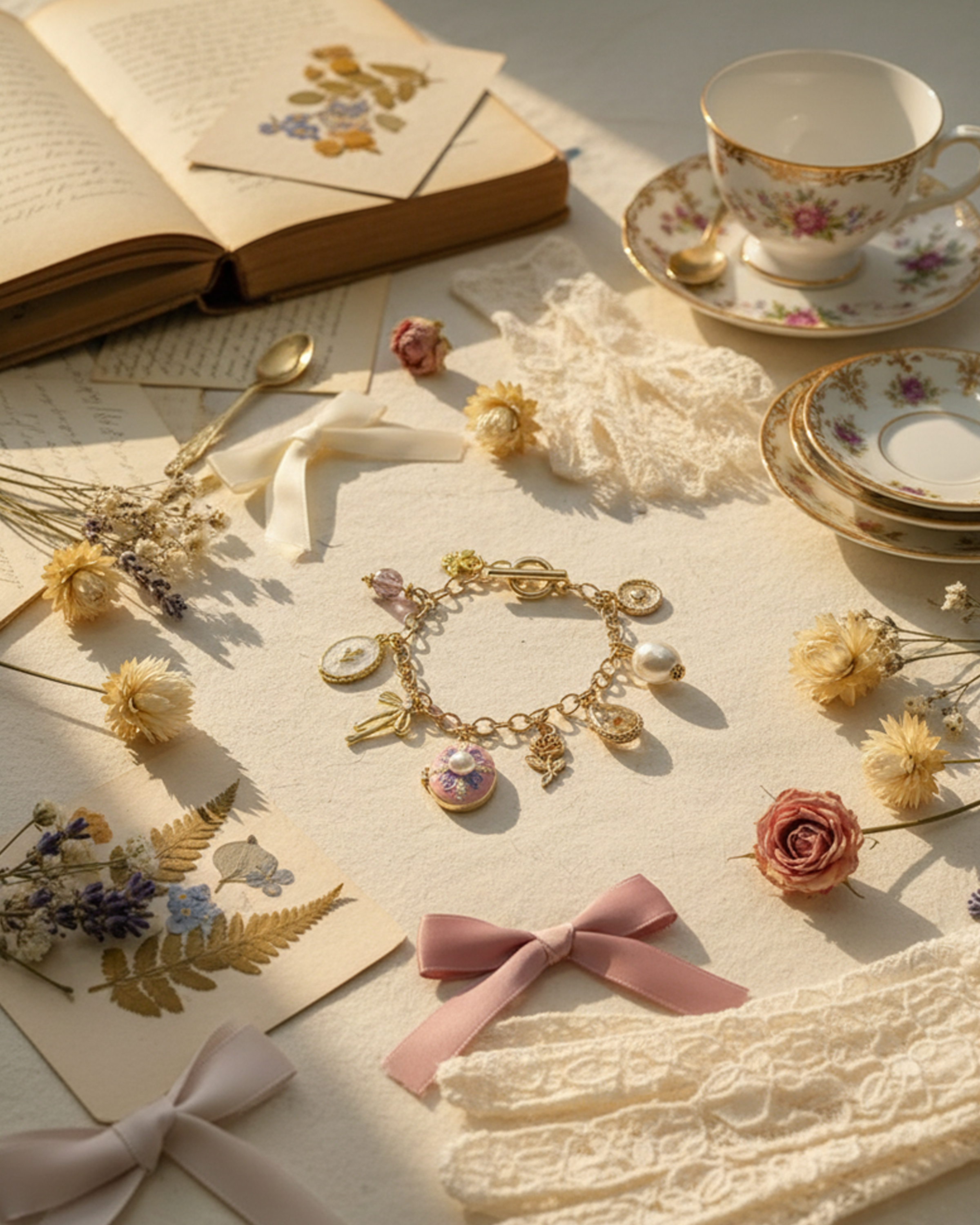 A Secret Kept in Bloom Bracelet