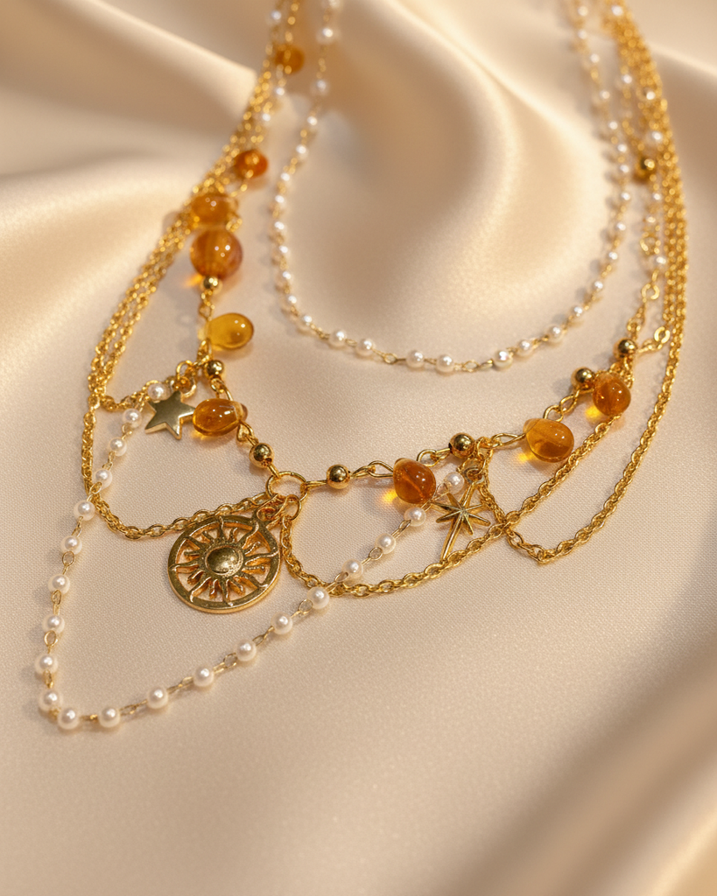 In the Golden Light Necklace