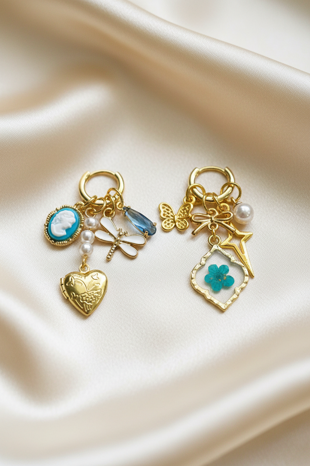 A Locket in the Garden Earrings
