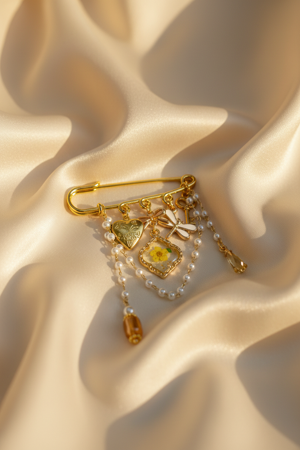The Heart of the Garden Keepsake Brooch