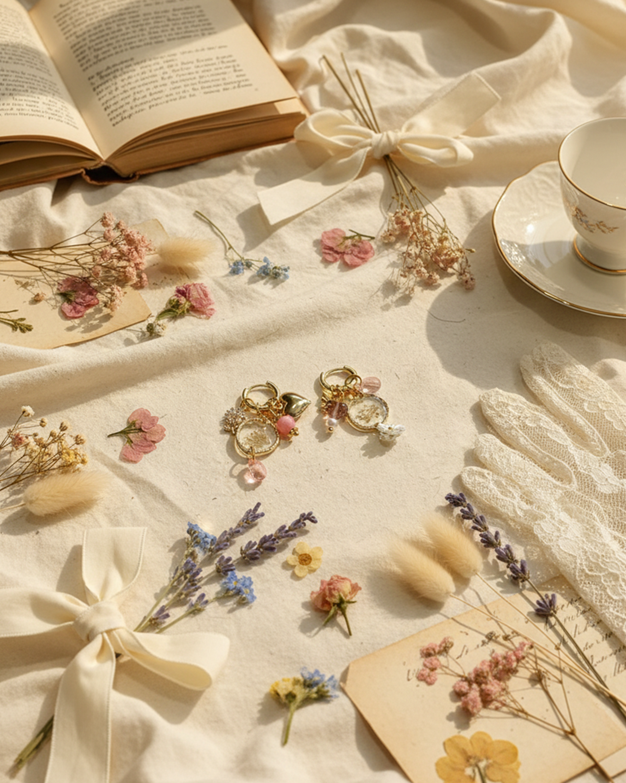 Soft Bloom Garden Earrings