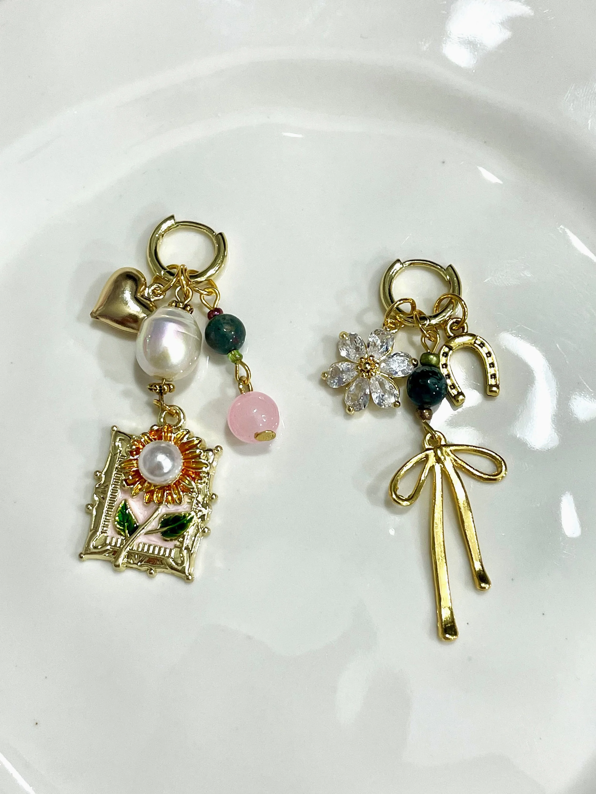 Sunflower Keepsake Earrings