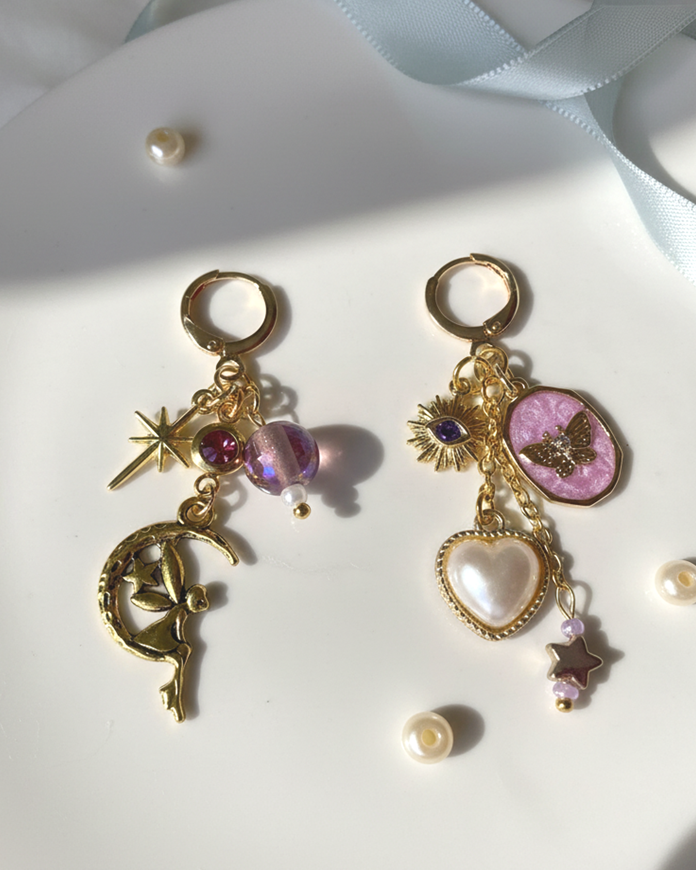 Moonspell Heart Earrings