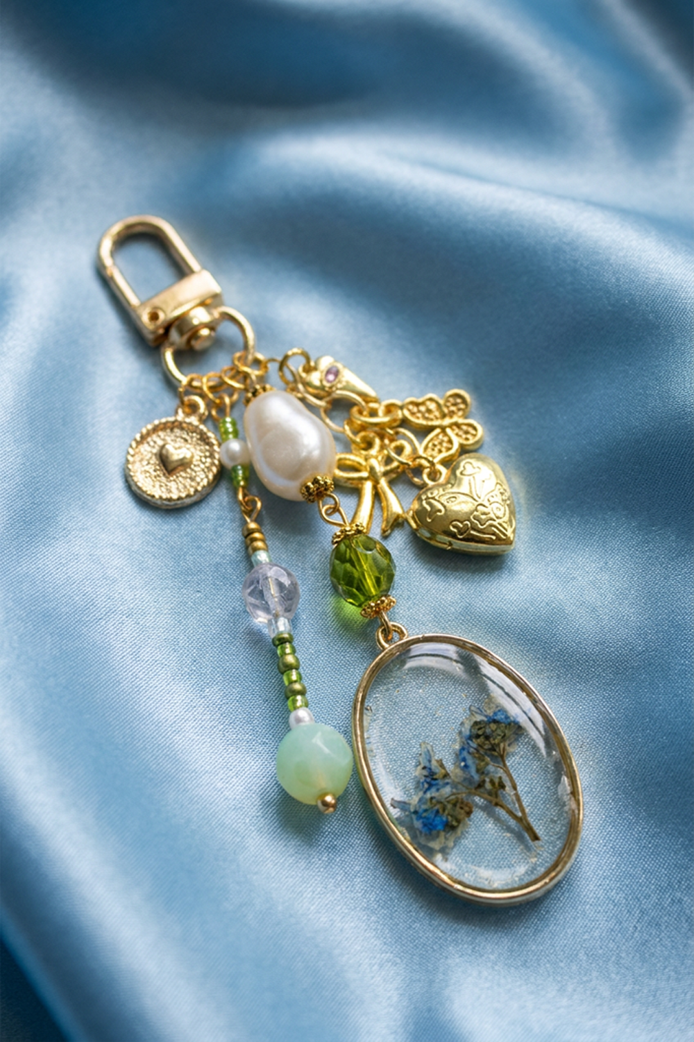 Blue Meadow Keepsake Bag Charm