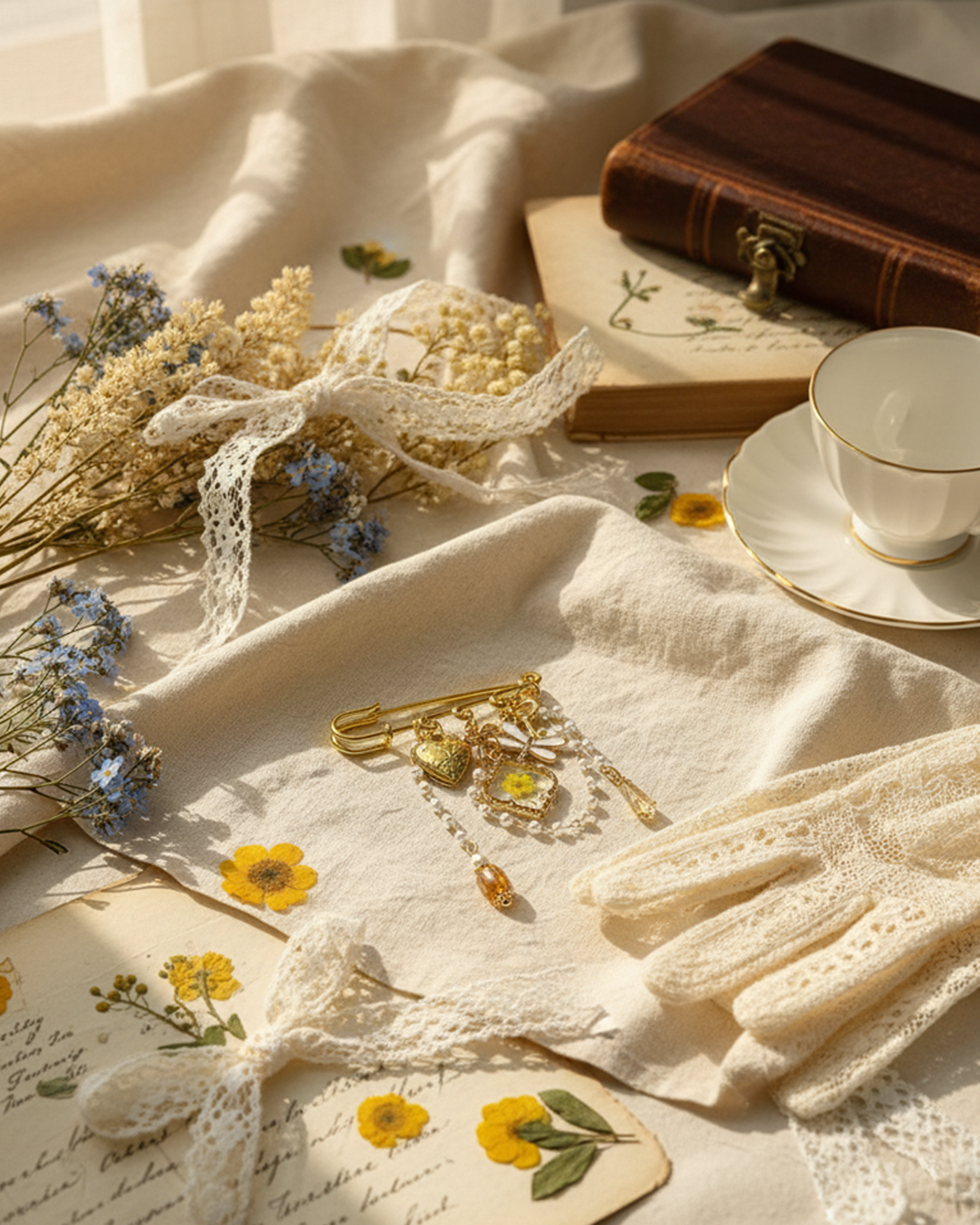 The Heart of the Garden Keepsake Brooch