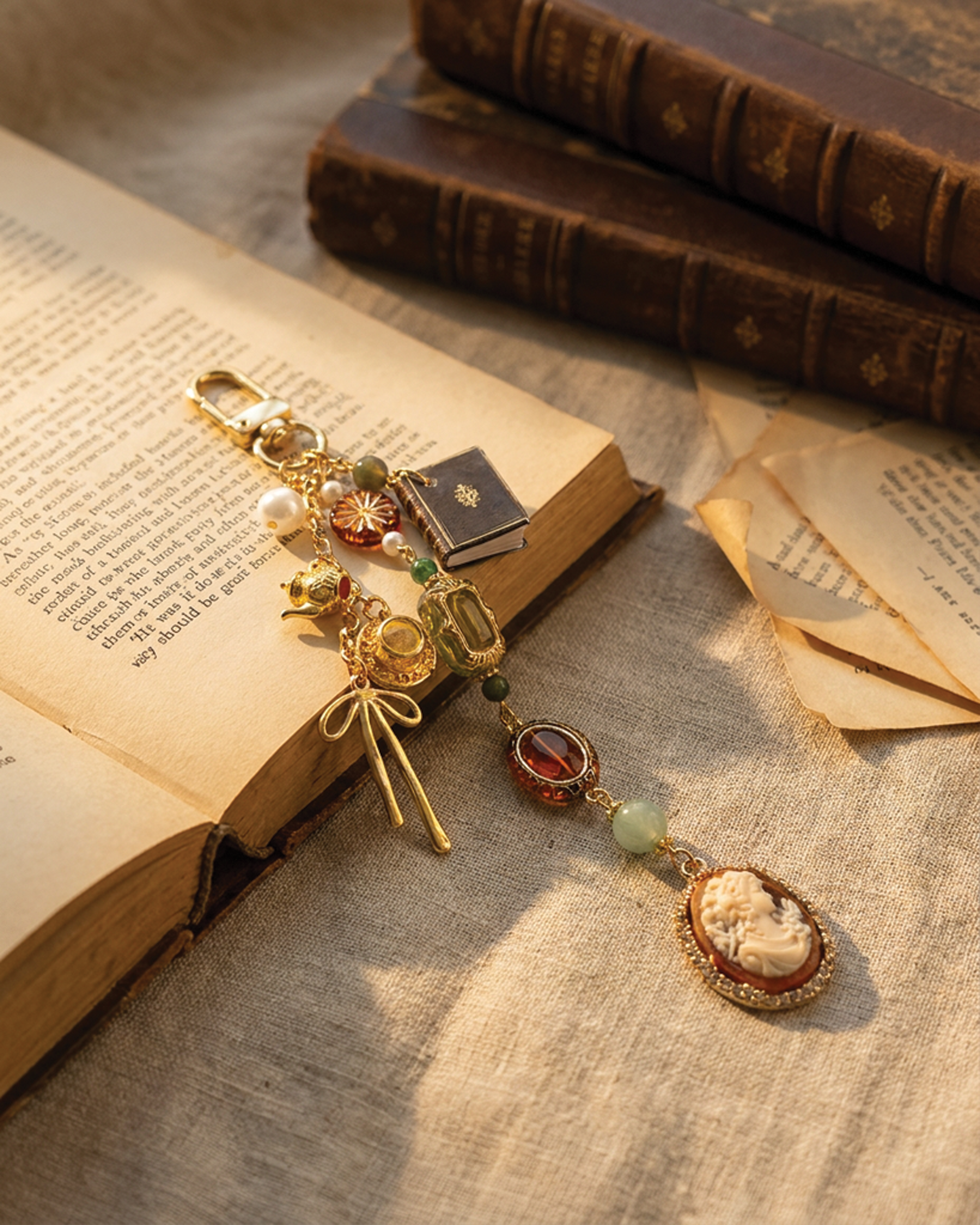 A Keepsake of Stories Bag Charm