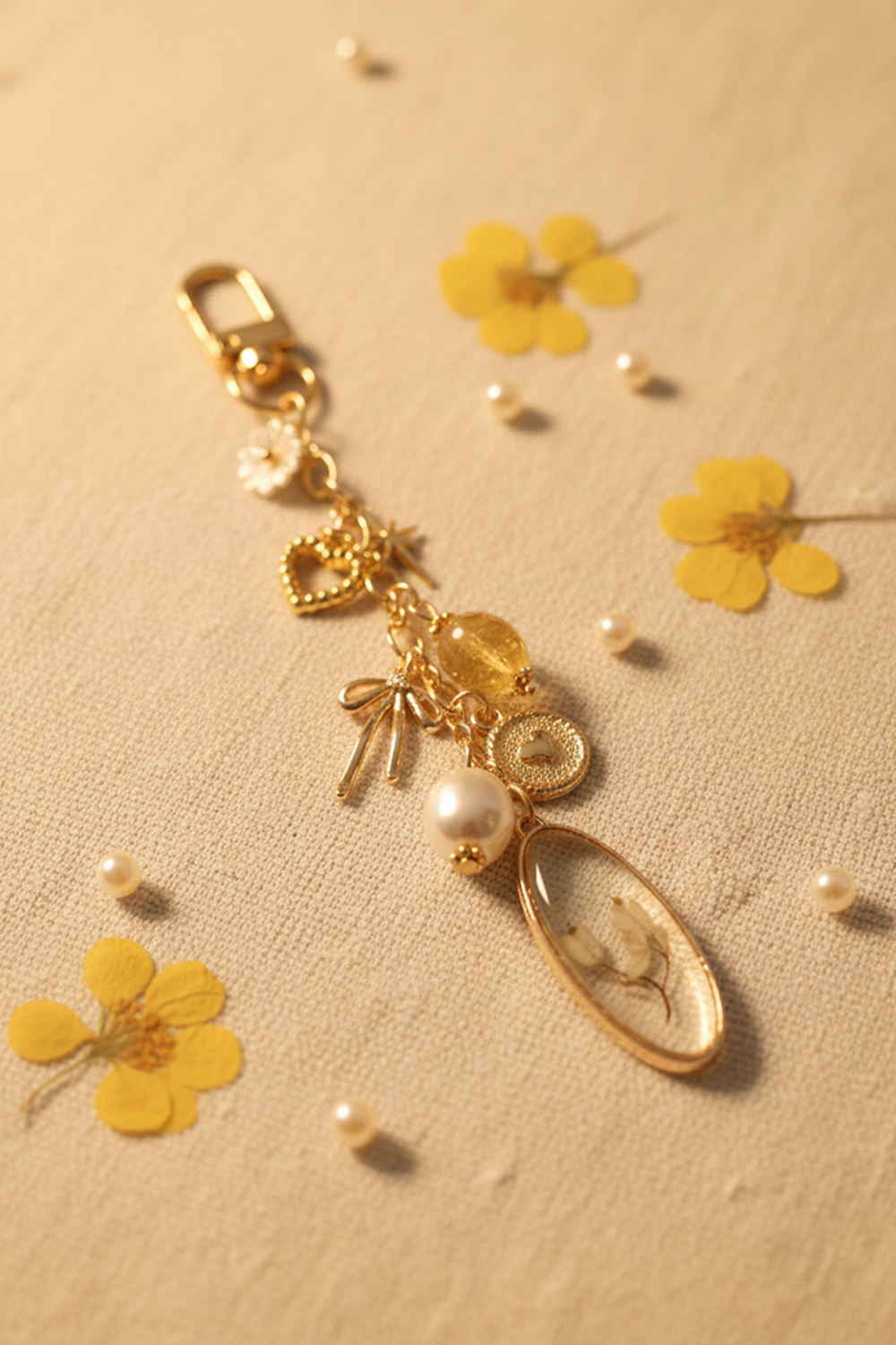 The Golden Hour Garden Bag Charm